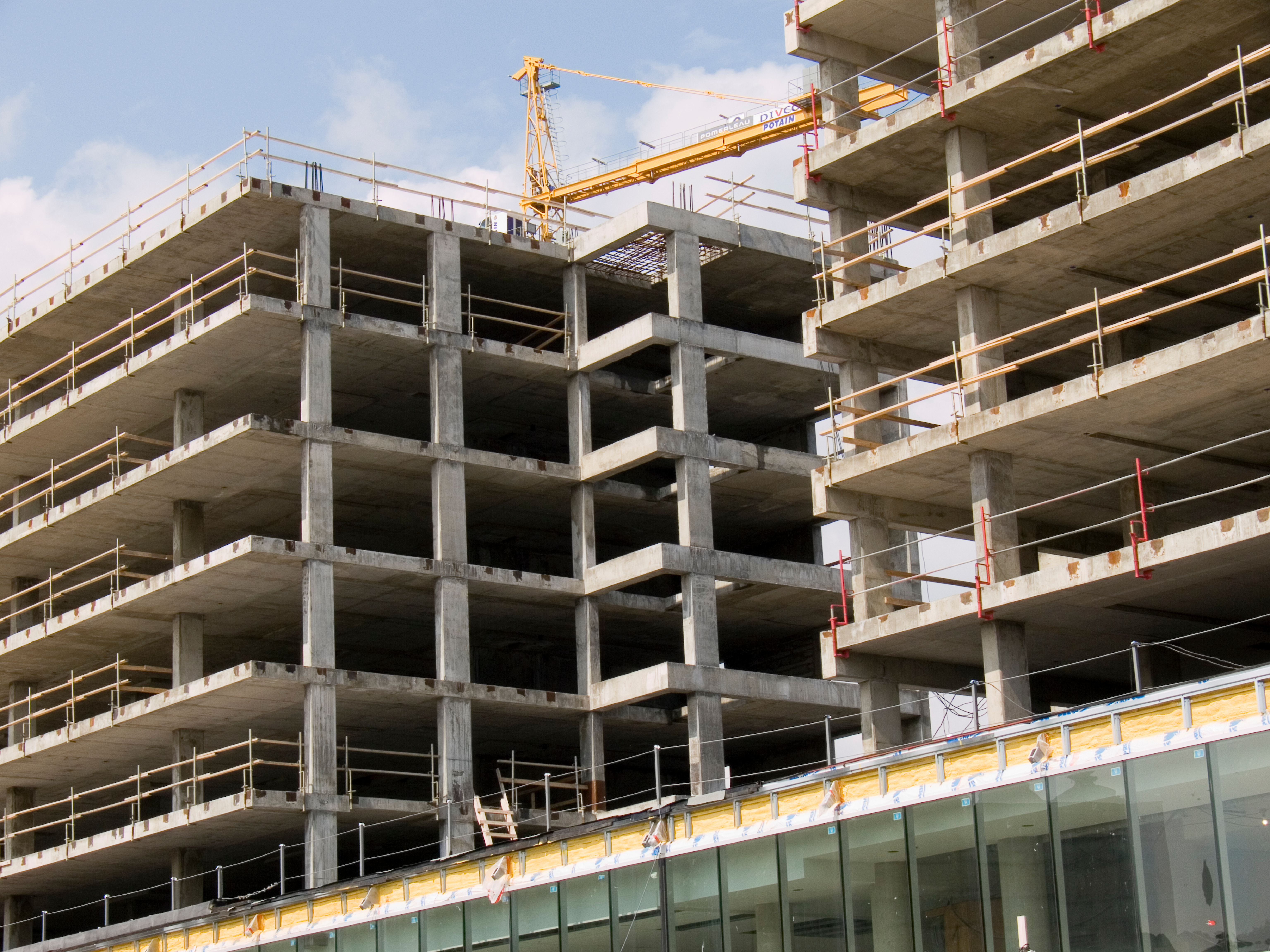 Active construction site